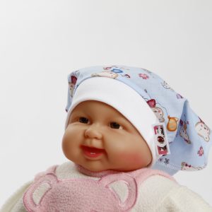 süße Kopftuch - Bandana "Teddy" Gr. 50/52