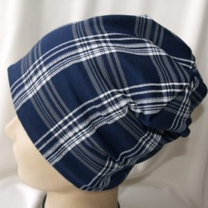 Übergangsbeanie "Karo" Gr. 50/52
