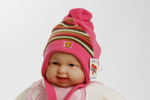 Wintermütze "Emely" rosa/bunt Gr. 50/52