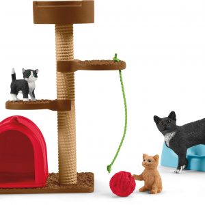 Spielspaß für niedliche Katzen