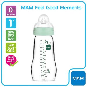 MAM Babyflasche Feel Good Elements 'Bär / Igel'