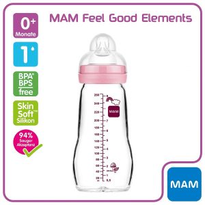 MAM Babyflasche Feel Good Elements 'Vogel  /Eichhörnchen'