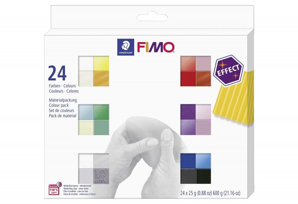 STAEDTLER Fimo Effektfarben sort. 24St 24er Karton