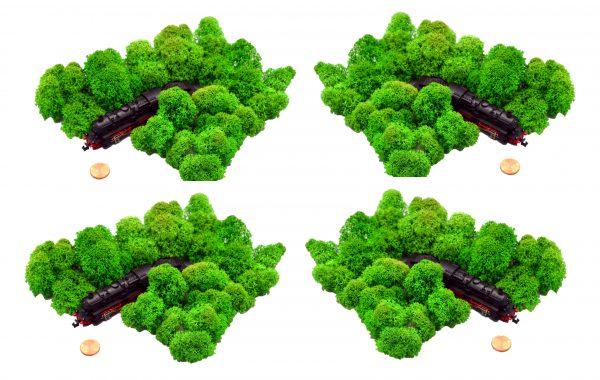 Muwse Islandmoos Grasgrün 100 g Maßstab Spur N Modellbau