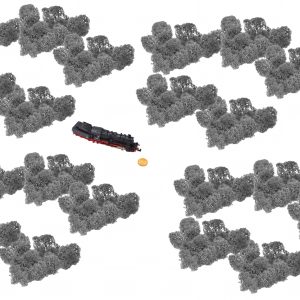 Muwse Islandmoos Titangrau 100 g Maßstab Spur N Modellbau