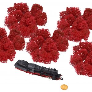 Muwse Islandmoos Mohnrot 25 g Maßstab Spur N Modellbau