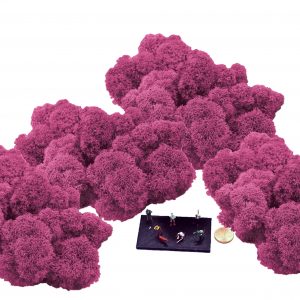 Muwse Islandmoos Veilchen Pink 100 g Maßstab Spur TT Modellbau