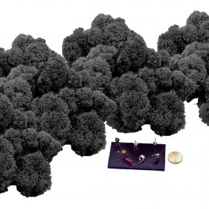 Muwse Islandmoos Dunkelgrau 100 g Maßstab Spur TT Modellbau
