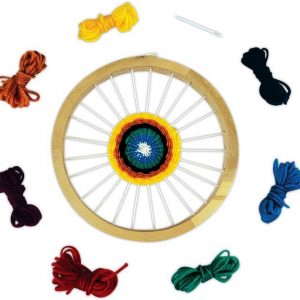 CR Webrahmen rund aus Holz #18cm